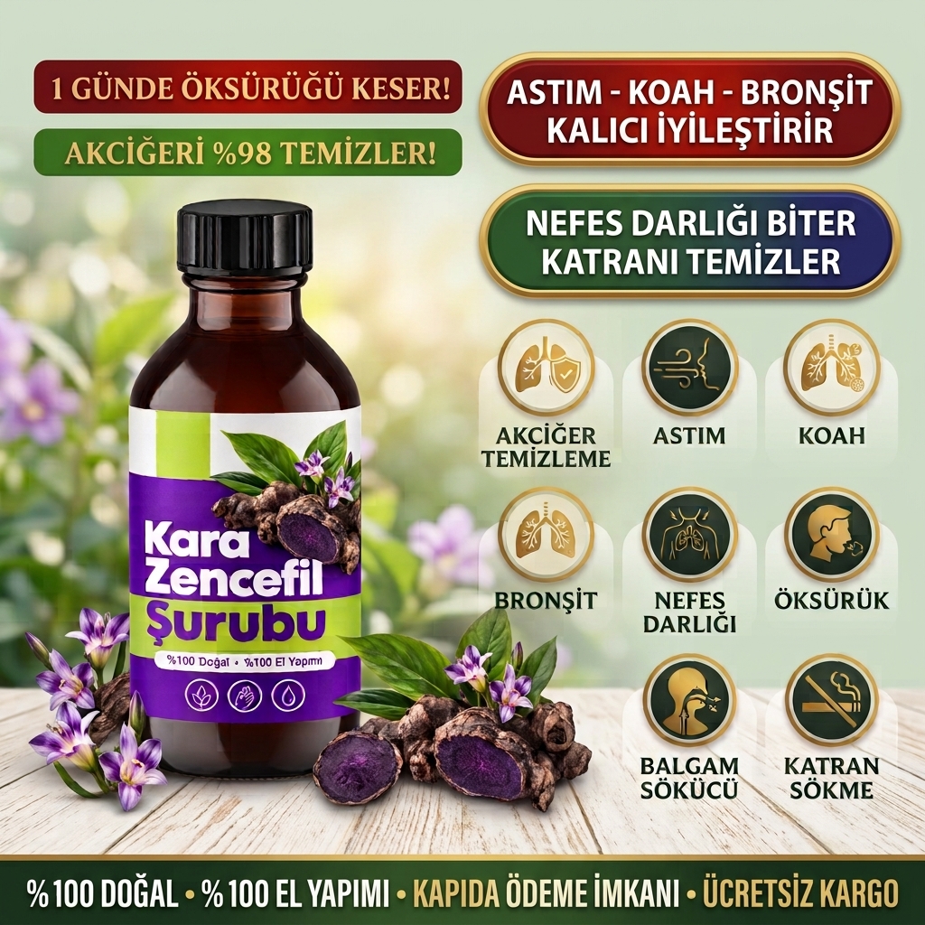 Kara Zencefil Şurubu görseli